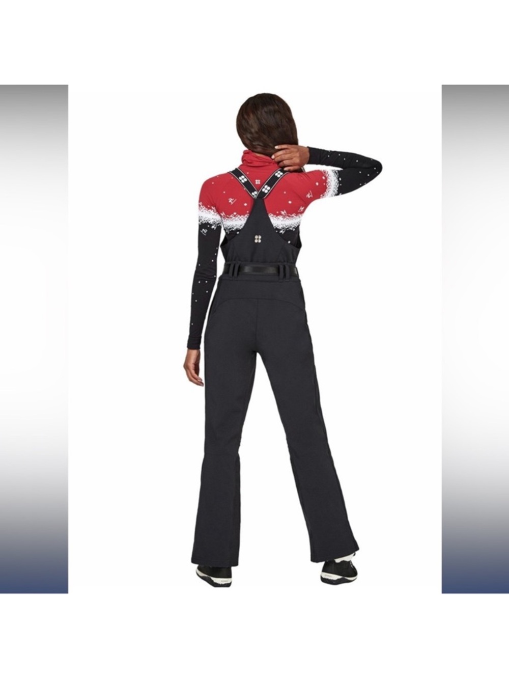 Sweaty Betty Black Belted Ski Jacket and Pants set - Picture 5 of 12